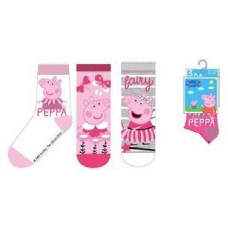 Ponožky Peppa Pig 3 ks