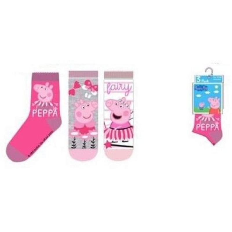 Ponožky Peppa Pig 3 ks