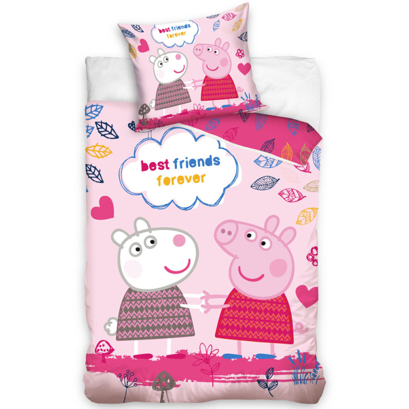 Povlečení Prasátko Pepina a Suzy Best Friends
