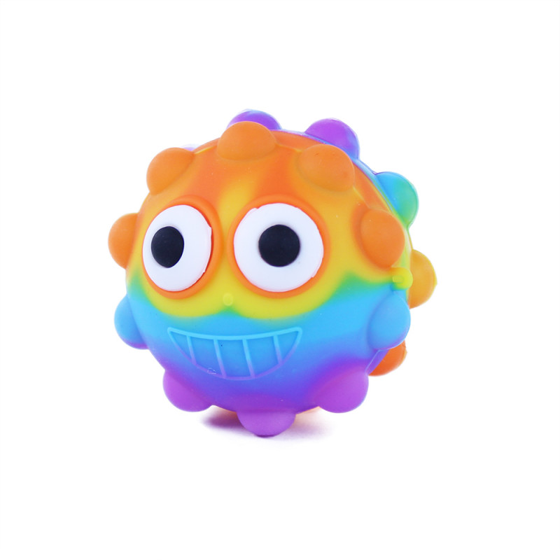 POP IT 3D míček s očima 6.5 cm