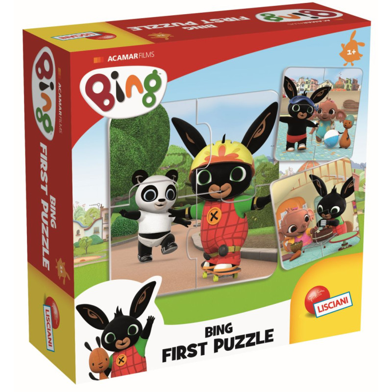 Králíček BING - Moje první puzzle 6x4 dílky