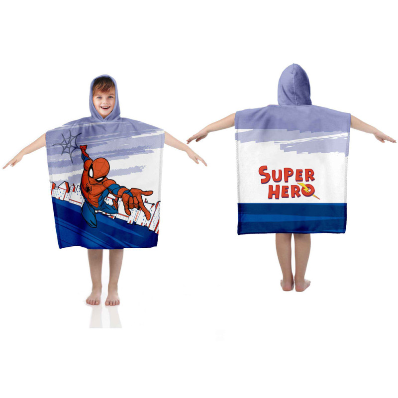 Pončo Spiderman Super Hero
