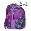 Studentský batoh 2v1 DANIEL Peace purple