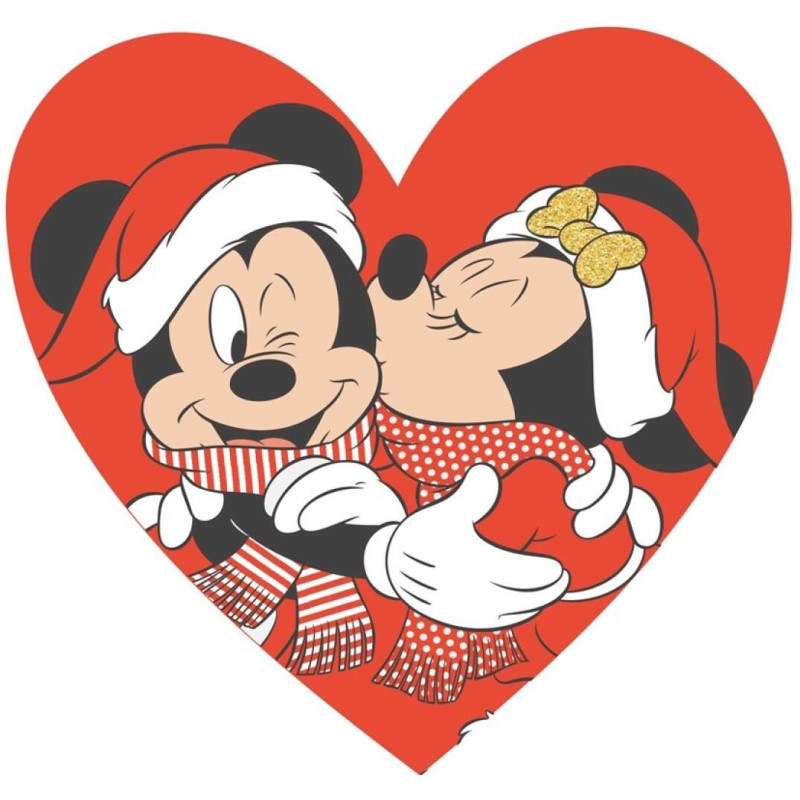 Vánoční polštář Minnie a Mickey