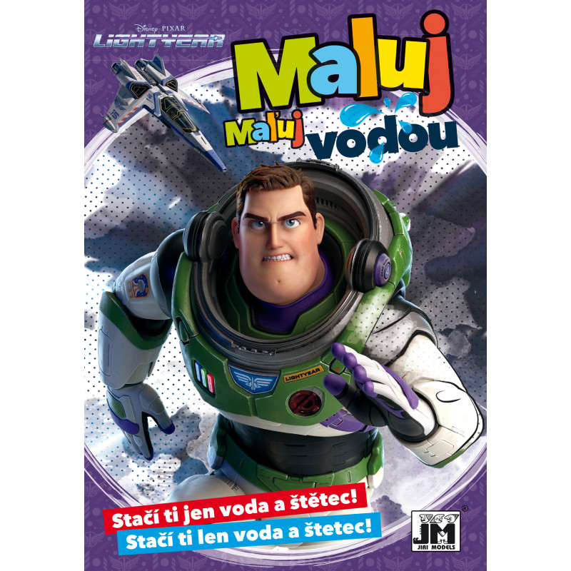 Omalovánka A5 Maluj vodou Rakeťák