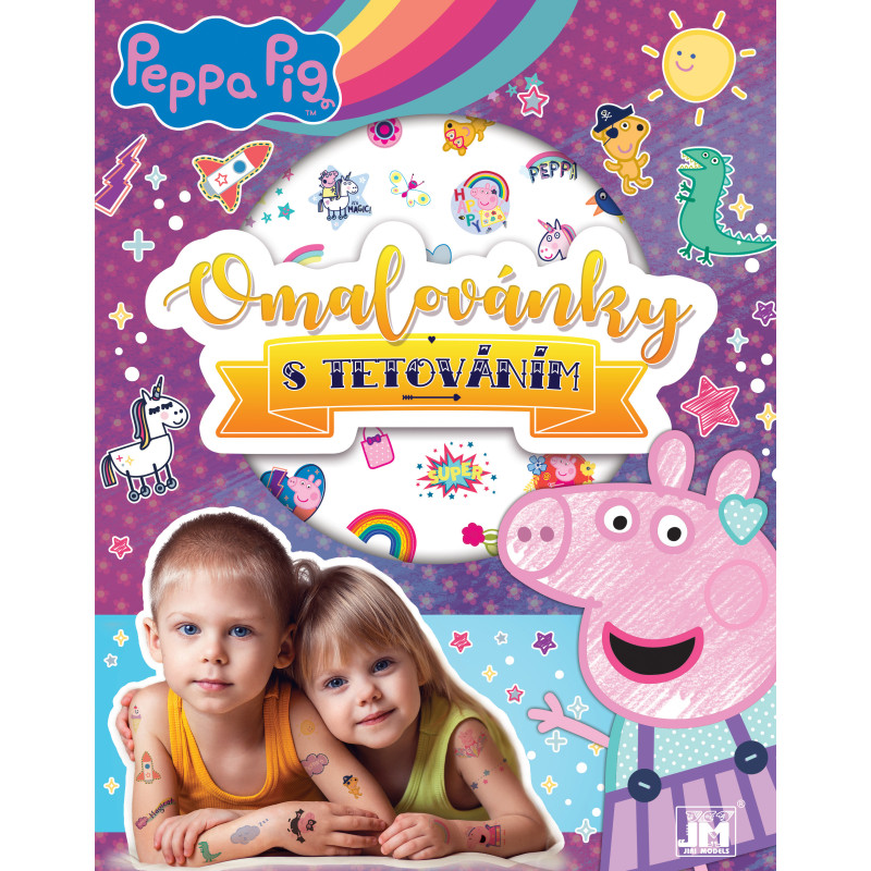 Omalovánka s tetováním Prasátko Peppa