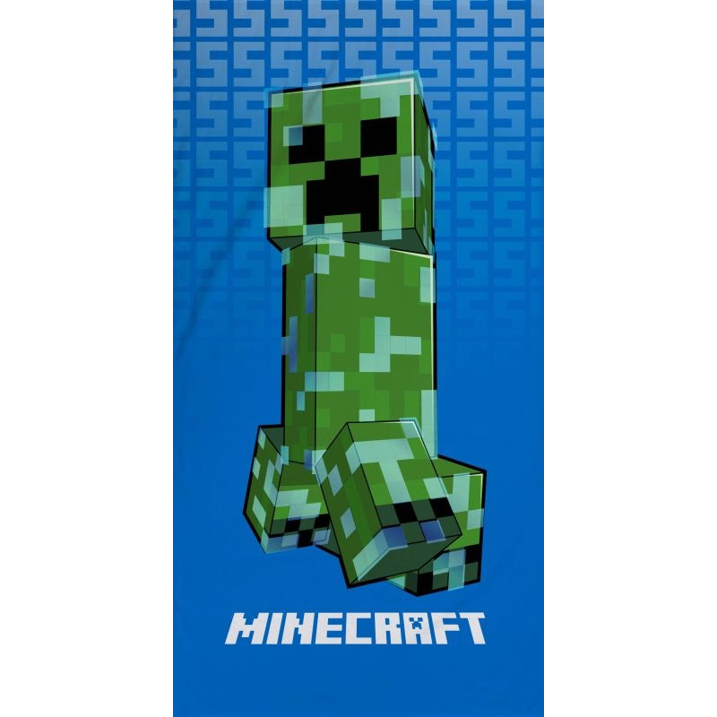 Osuška Minecraft blue