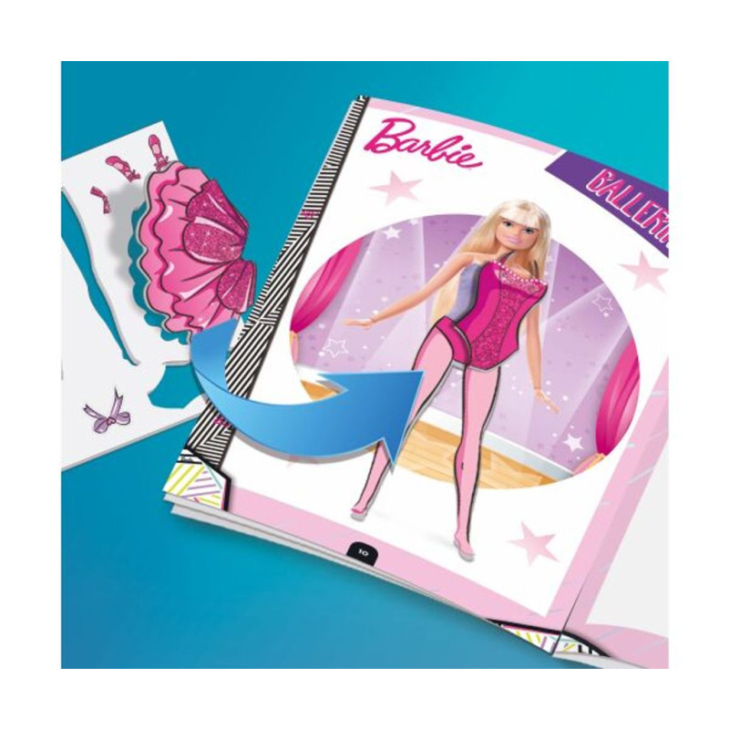 Sport návrhářský set s bandaskou Barbie
