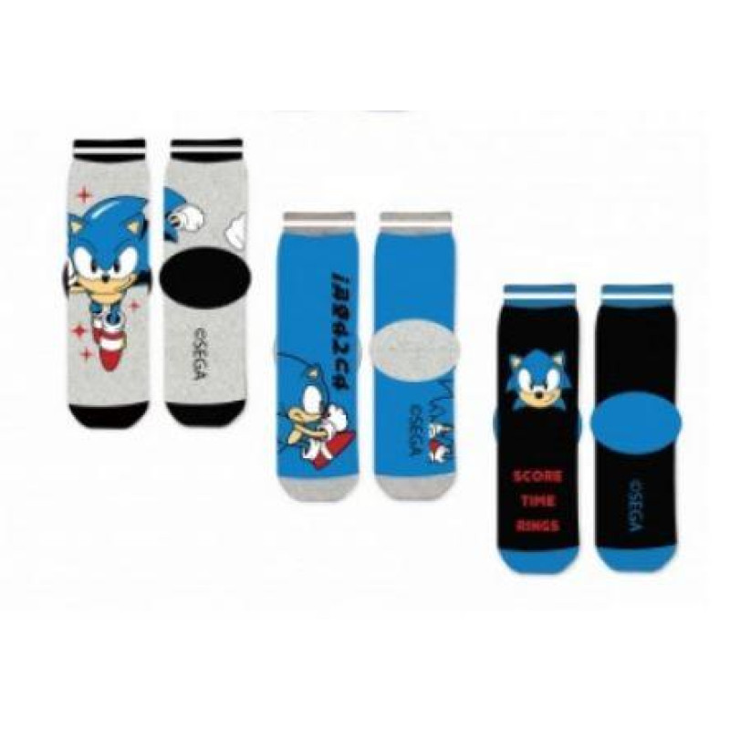 Ponožky Sonic 3ks