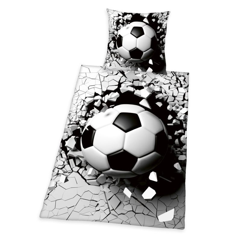Povlečení Fotbalový míč 3D Efekt