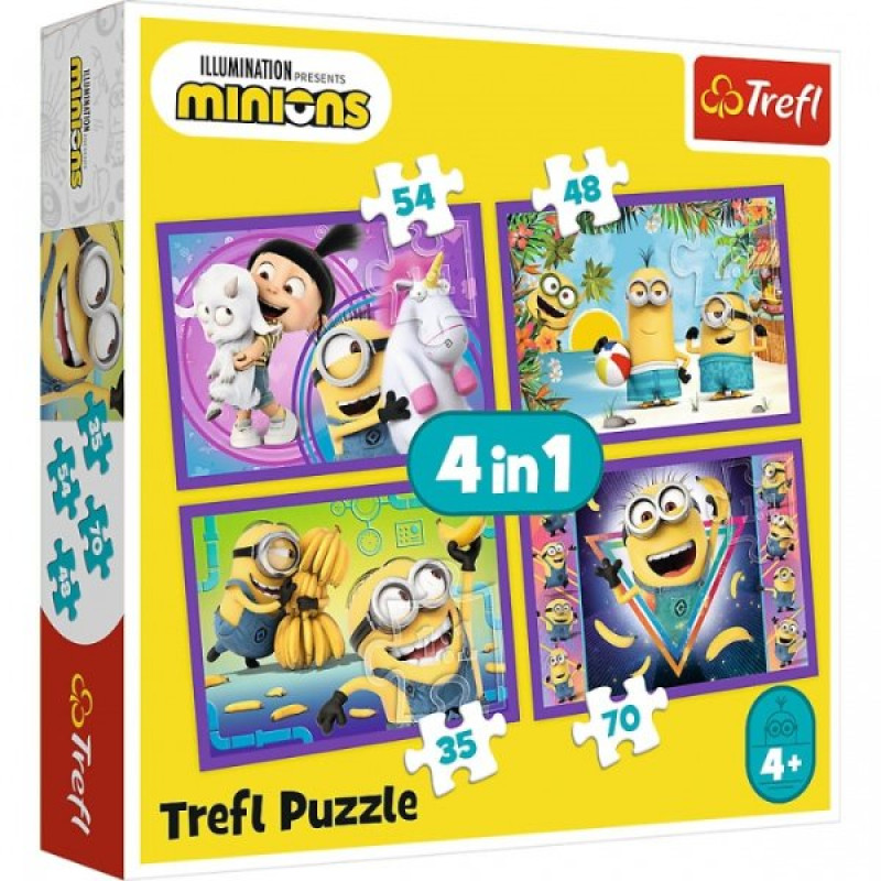 Puzzle Mimoni Já Padouch 4v1