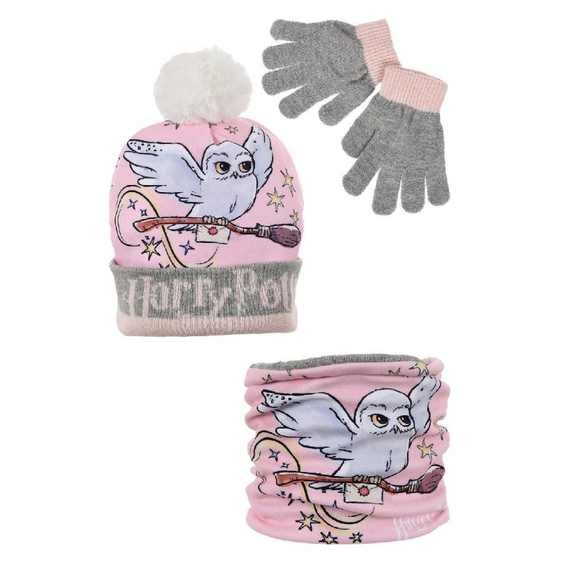 Čepice, rukavice a nákrčník Harry Potter