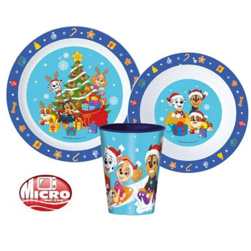 Plastový set Tlapková Patrola 3-dílný