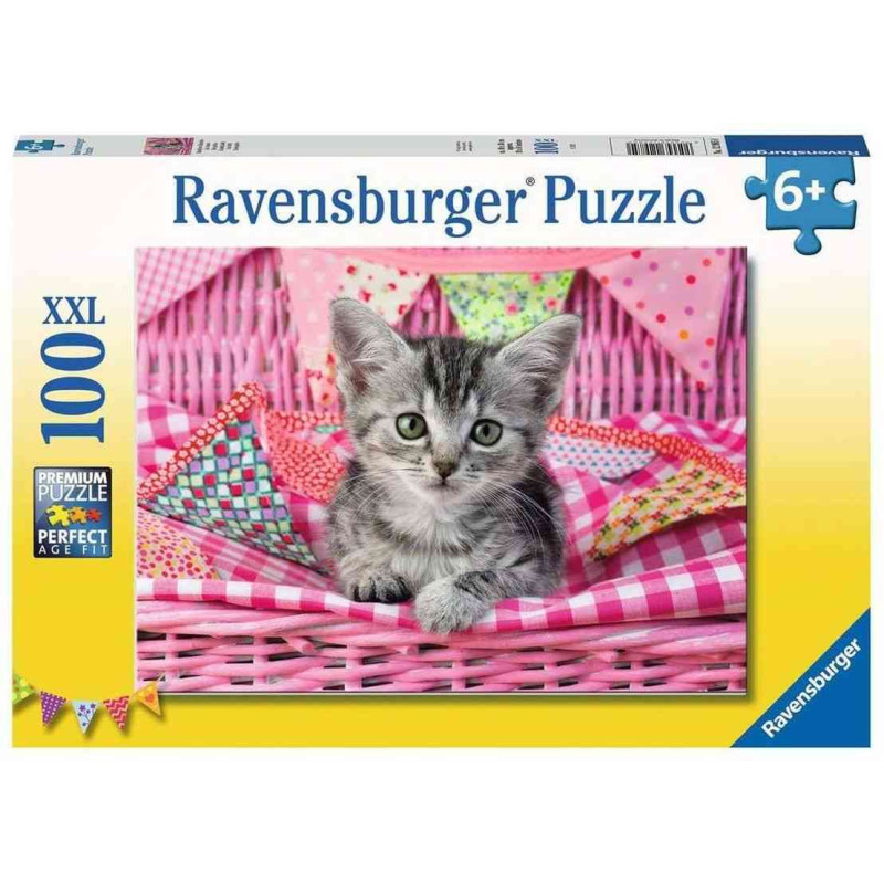 Puzzle Roztomilé koťátko XXL 100 dílků