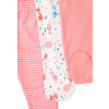 Kalhoty kojenecké 3pack, Minoti, Robbin 14, růžová