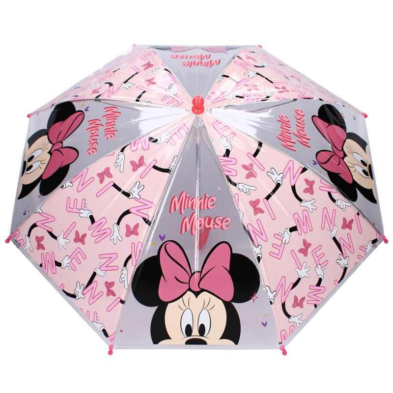 Deštník Minnie průhledný písmena