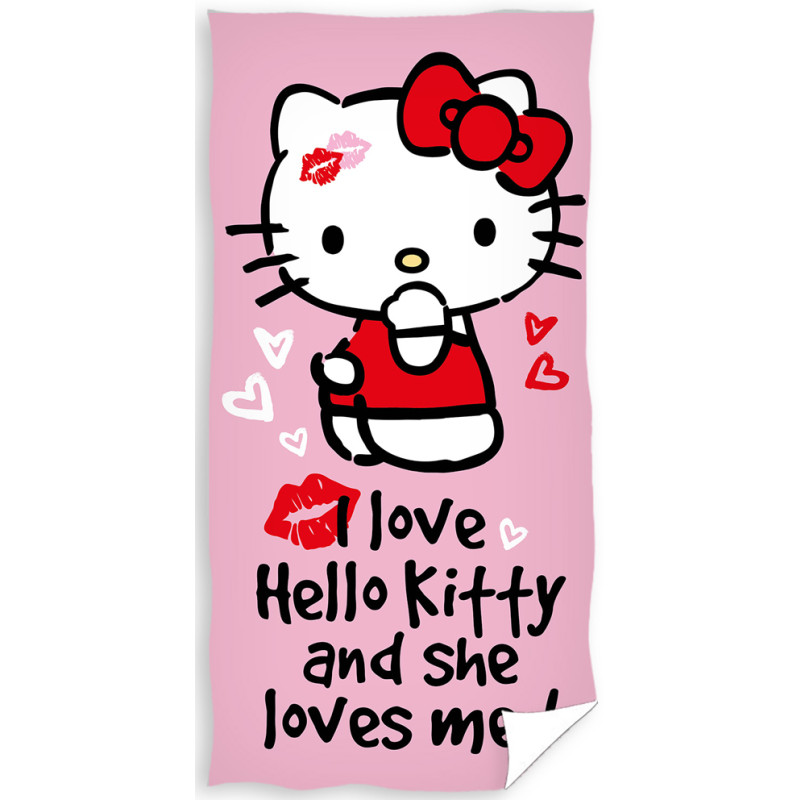 Osuška Hello Kitty Love