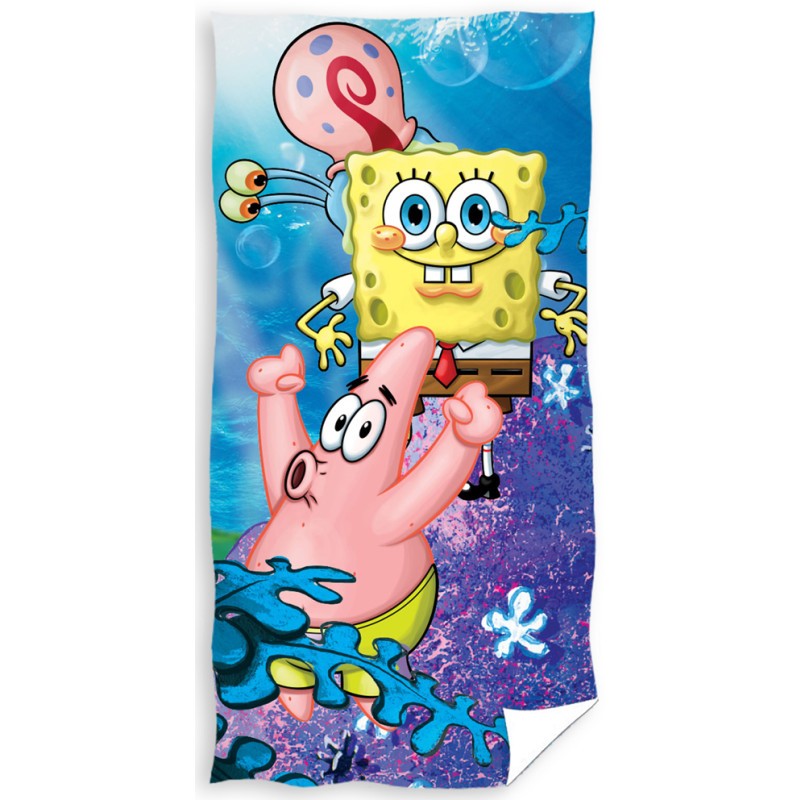 Osuška Sponge Bob Hrátky s Garym