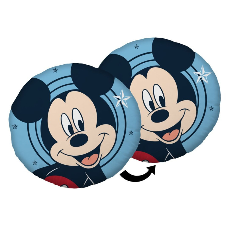 Polštářek Mickey tvarovaný mikroplyšový