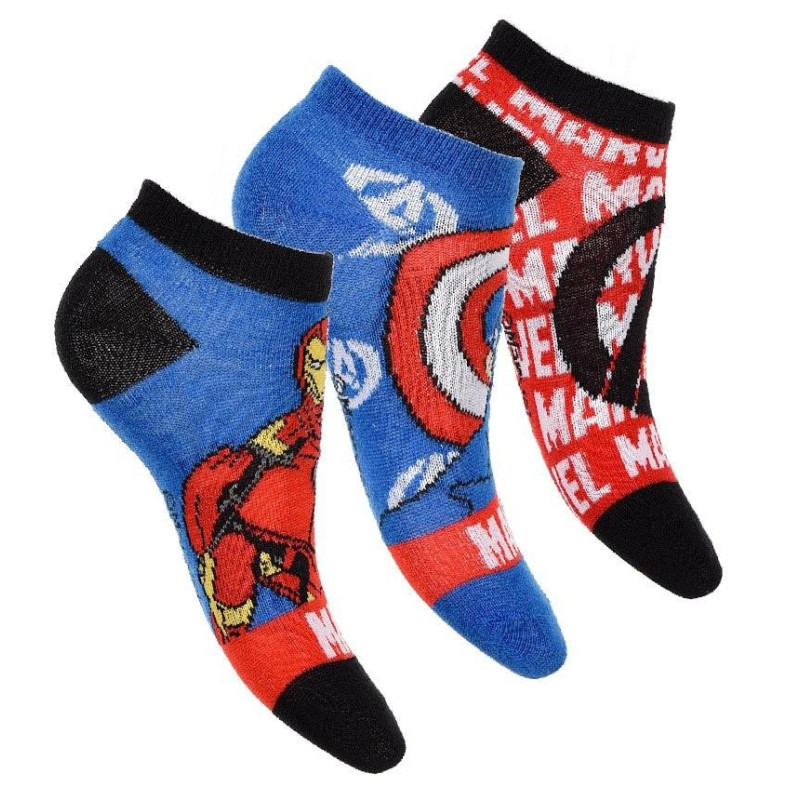 Ponožky Avengers 3ks krátké