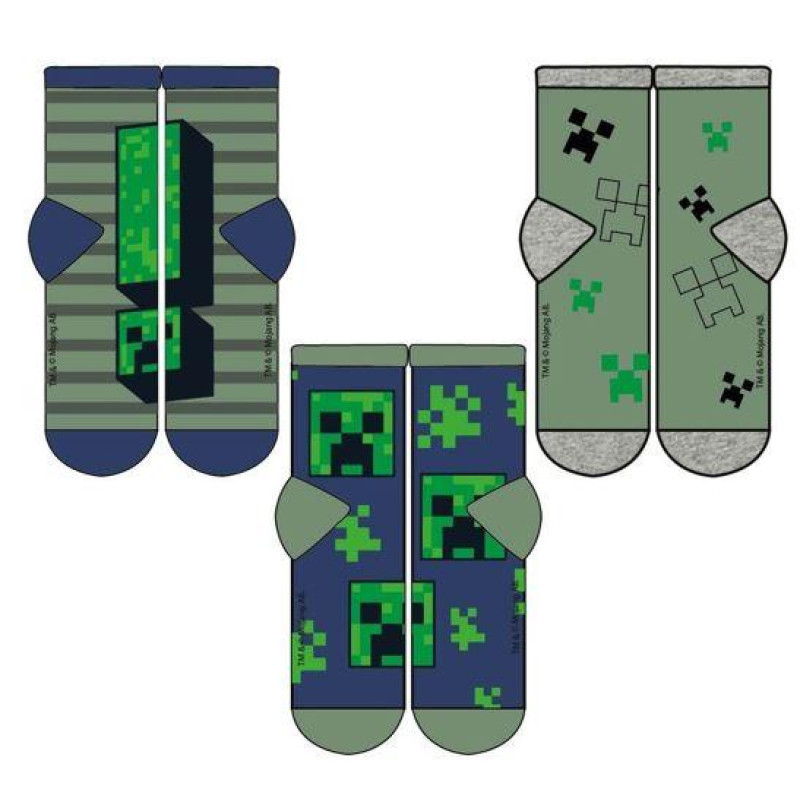 Ponožky Minecraft 3 kusy