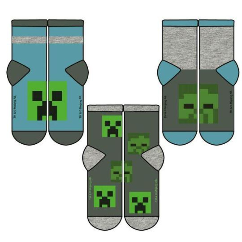 Ponožky Minecraft 3ks