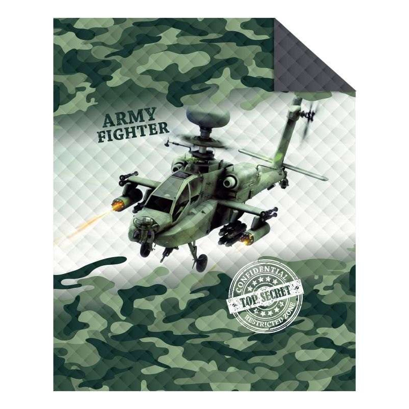 Přehoz na postel Army vrtulník