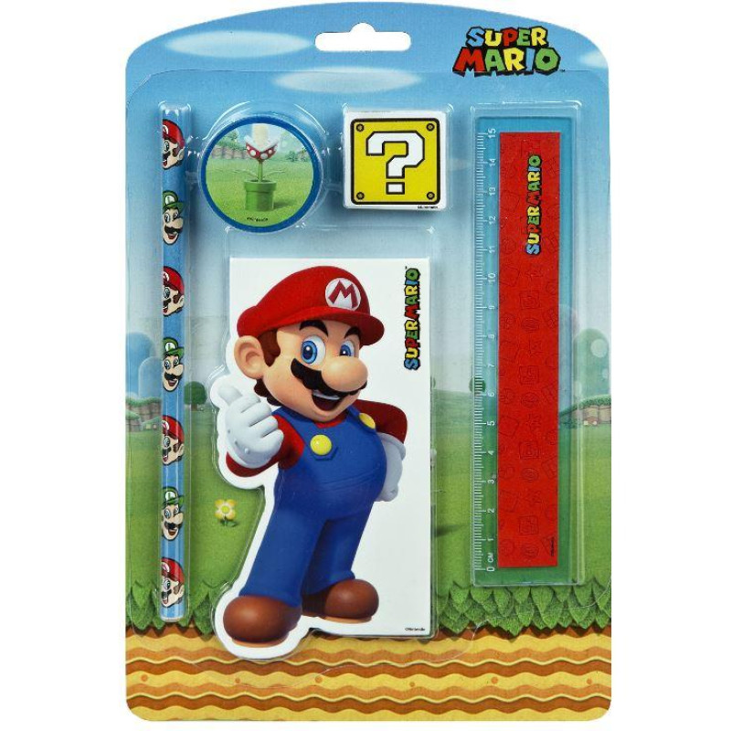 Psací souprava Super Mario 5-dílná
