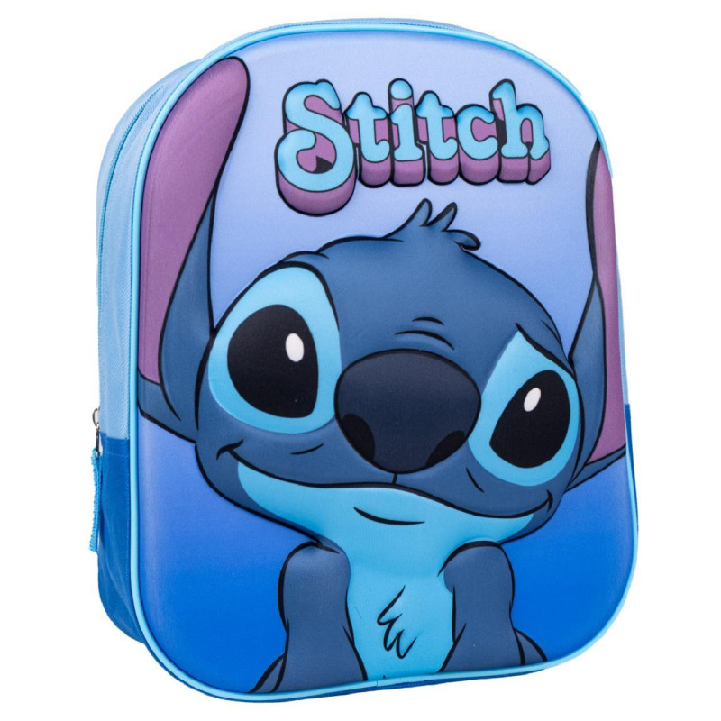 Batoh Stitch 3D modrá