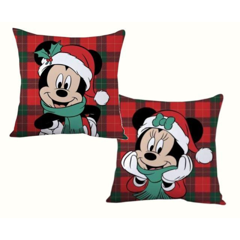 Polštář Minnie a Mickey Vánoce