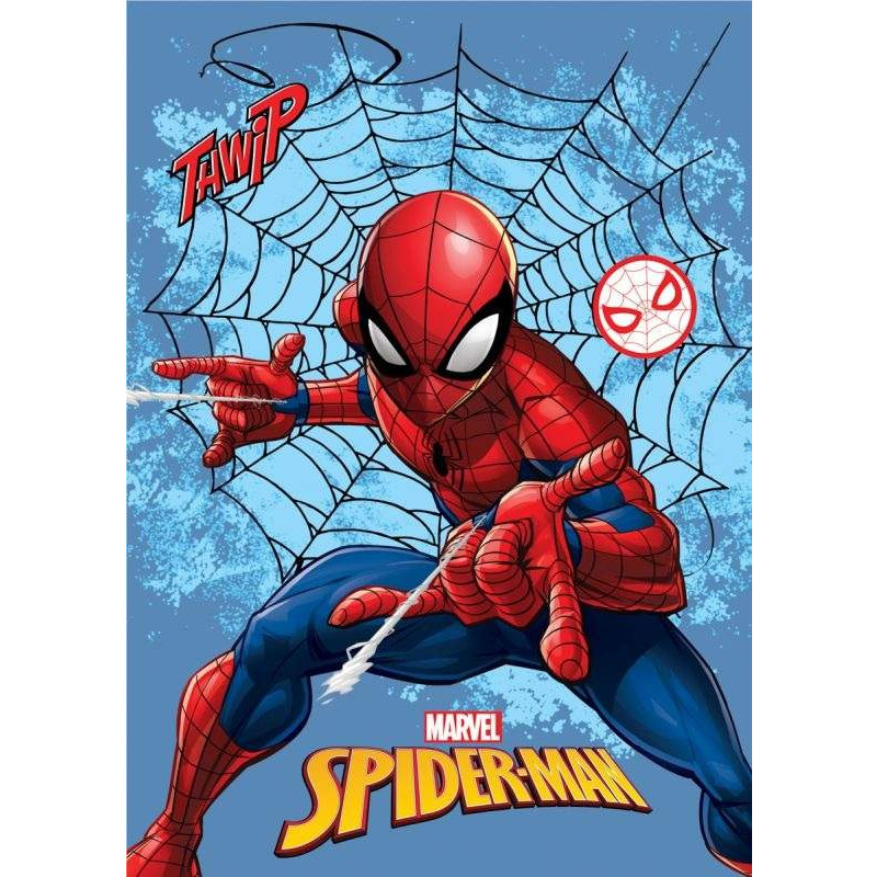 Fleece deka Spiderman pavučina