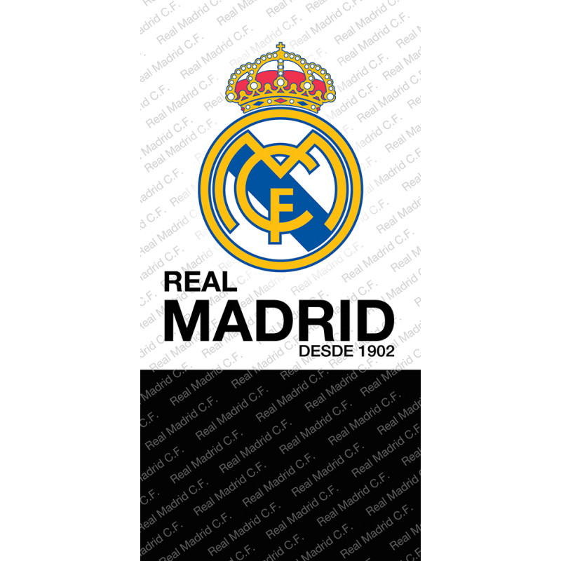 Fotbalová osuška Real Madrid Black Belt