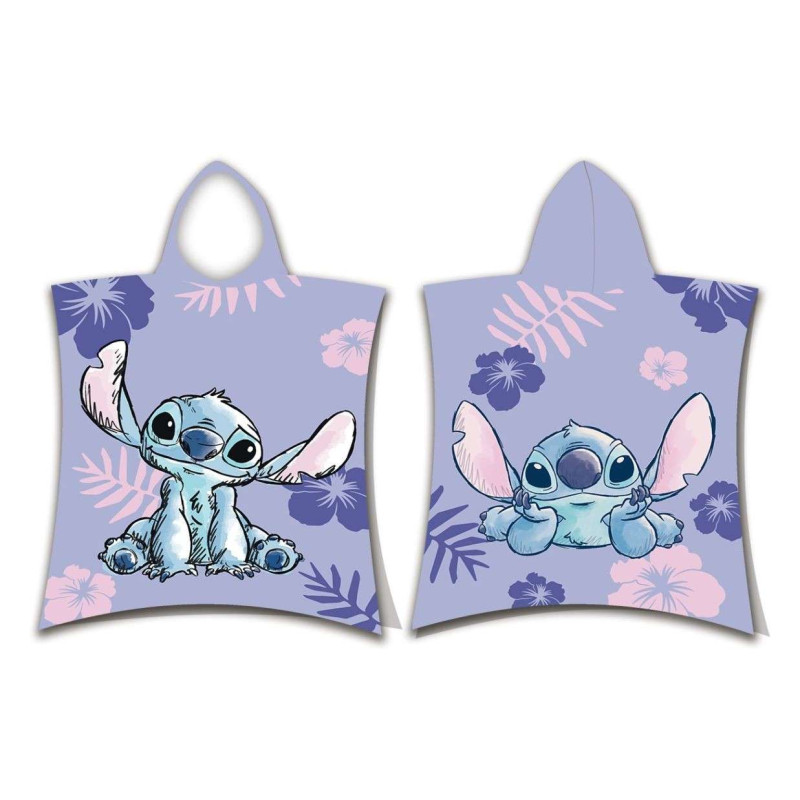 Pončo Lilo and Stitch  Bavlna - Froté, 50/115 cm