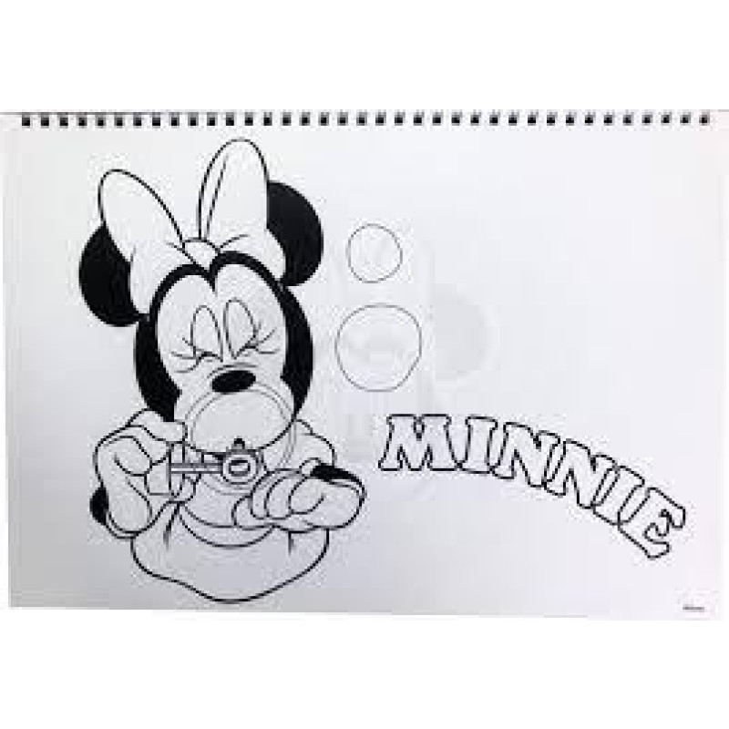 SPIRÁLOVÝ BLOK SE SAMOLEPKAMI MINNIE