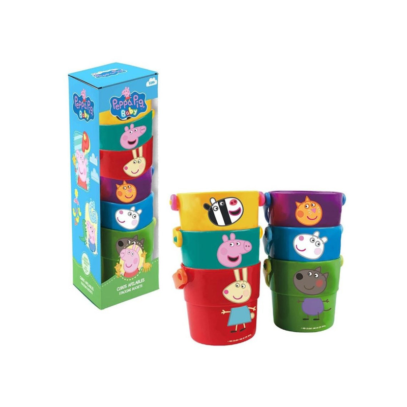 Stohovací kyblíčky Peppa Pig
