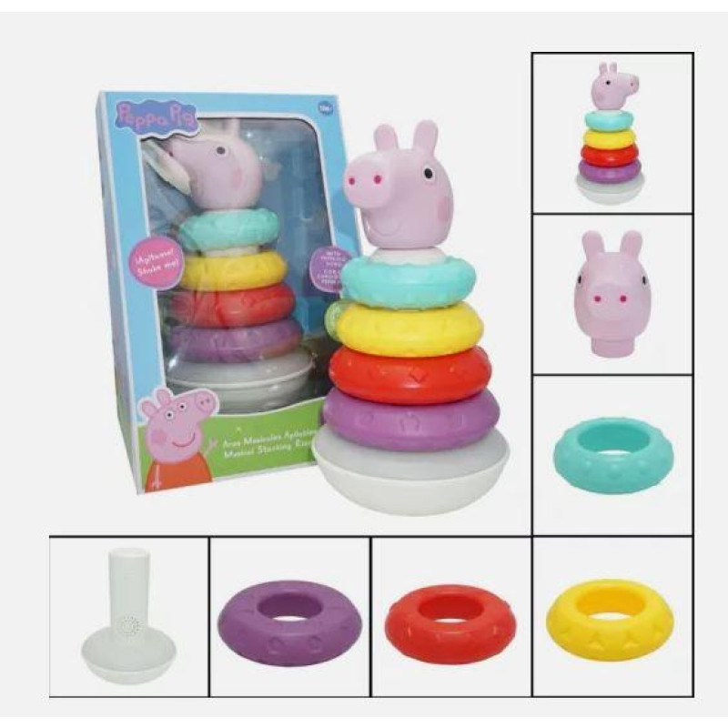Pyramidová Skládačka Se Zvukovými Efekty Peppa Pig