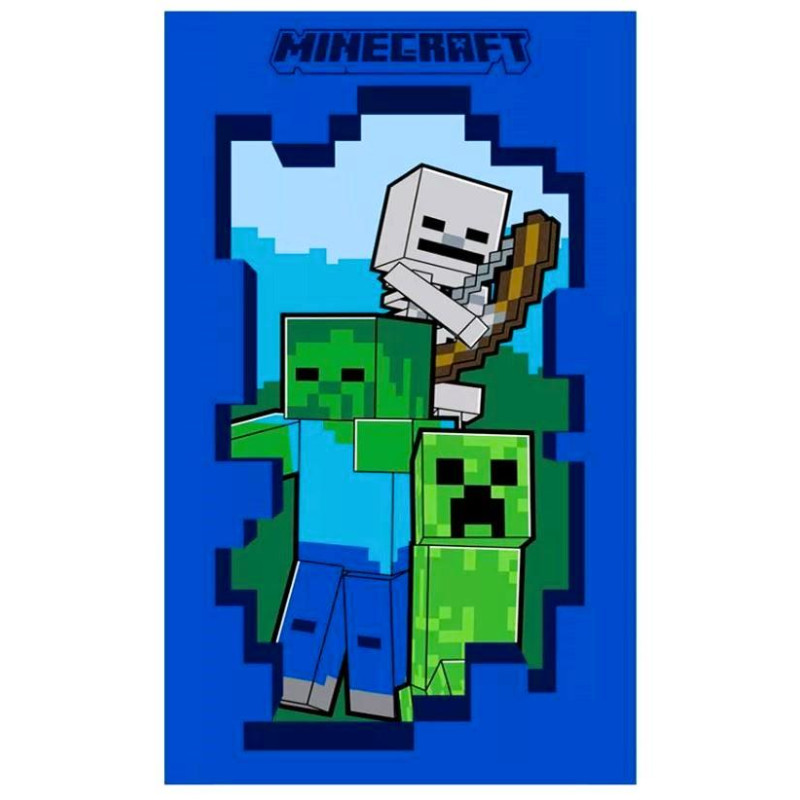 Ručník Minecraft Steve a Zombie