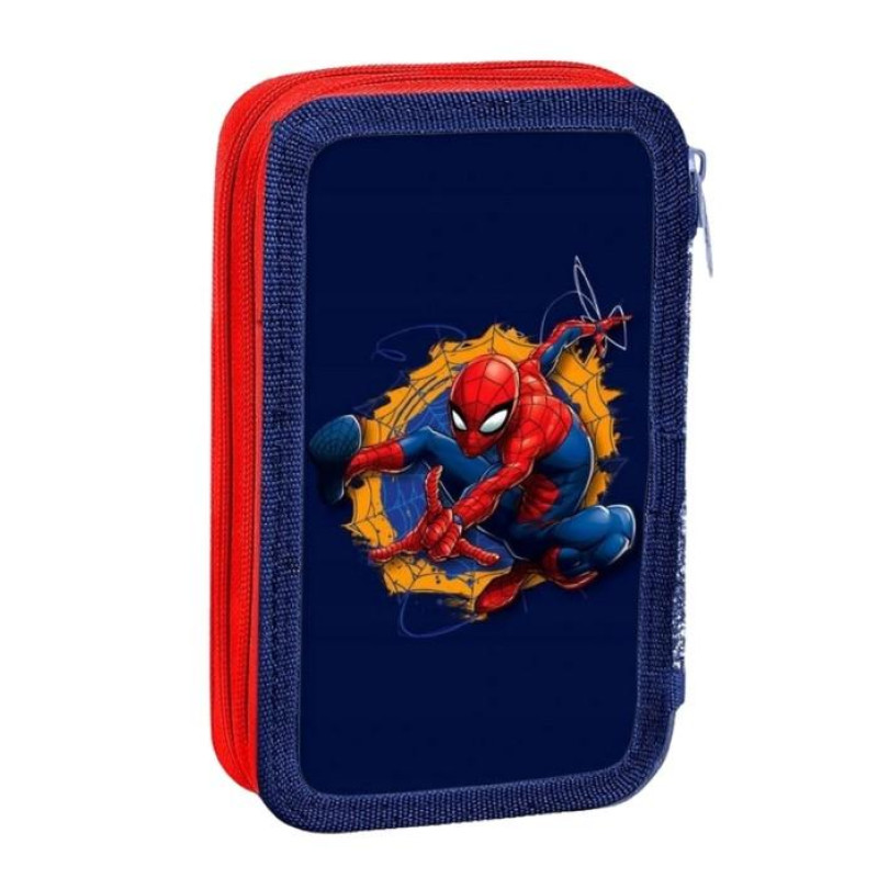 Vybavený Dvoupatrový Penál Spiderman Web - Slinger