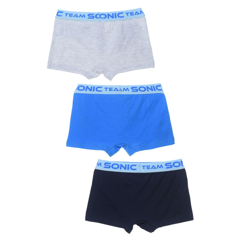 Sada 2 Ks Boxerky Sonic Zlaté Kroužky