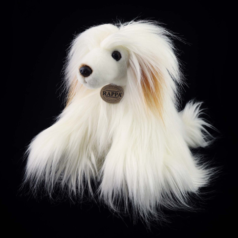 Plyšový pes čínský chocholatý - labutěnka 30 cm ECO-FRIENDLY
