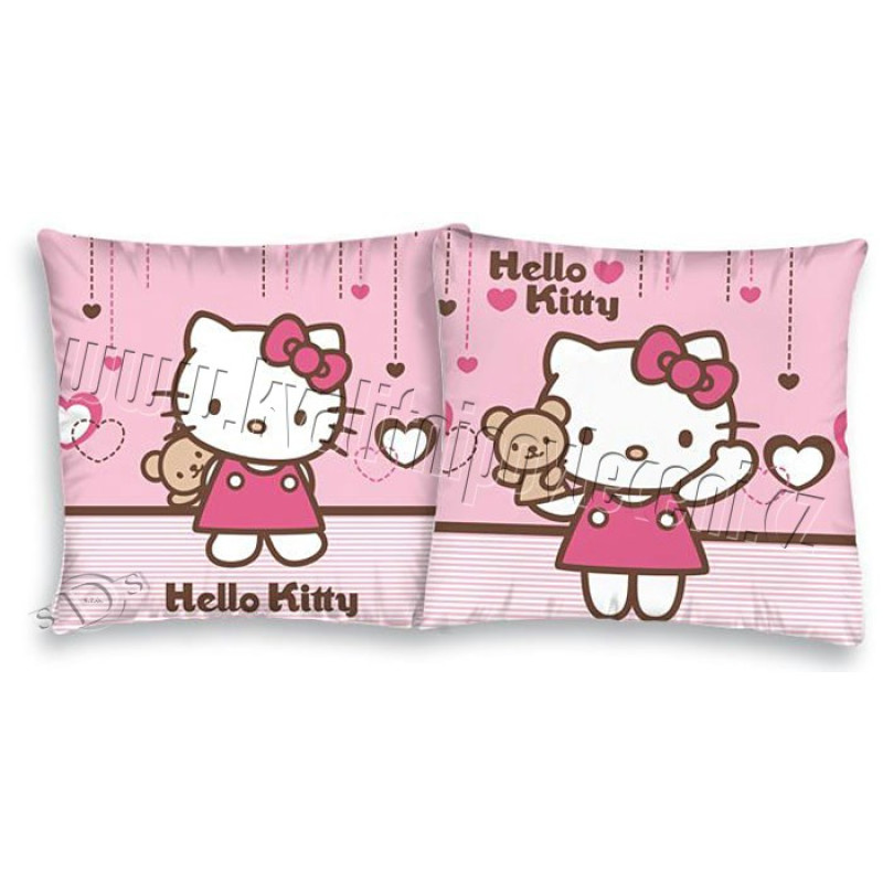 Povlečení na polštářek Hello Kitty Teddy