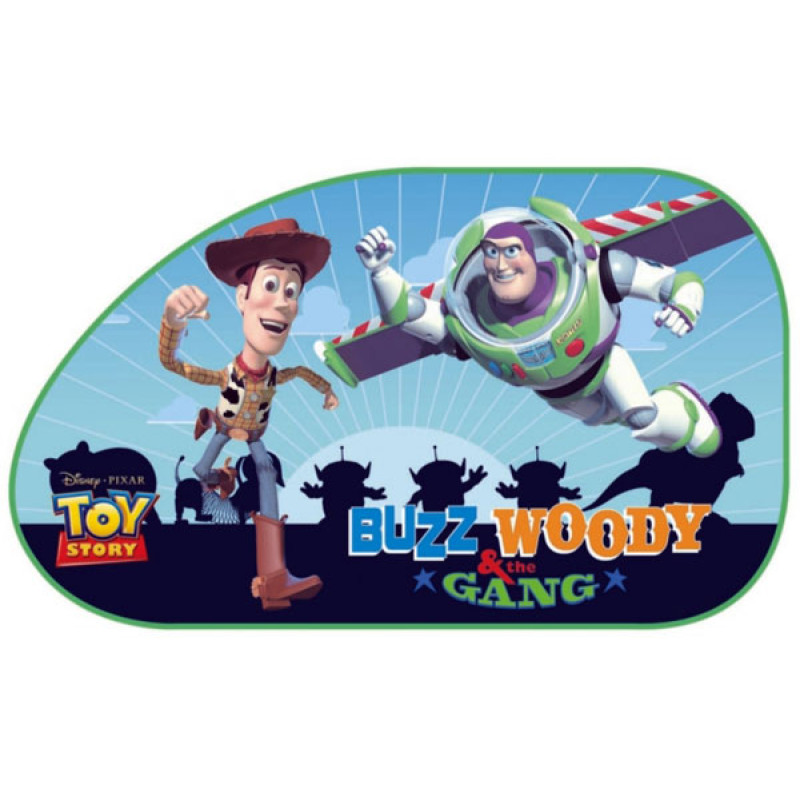 Sluneční clona Toy Story boční šikmá 2 ks