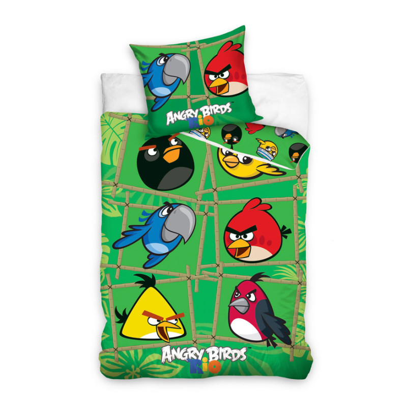 Povlečení Angry Birds Rio Bamboo