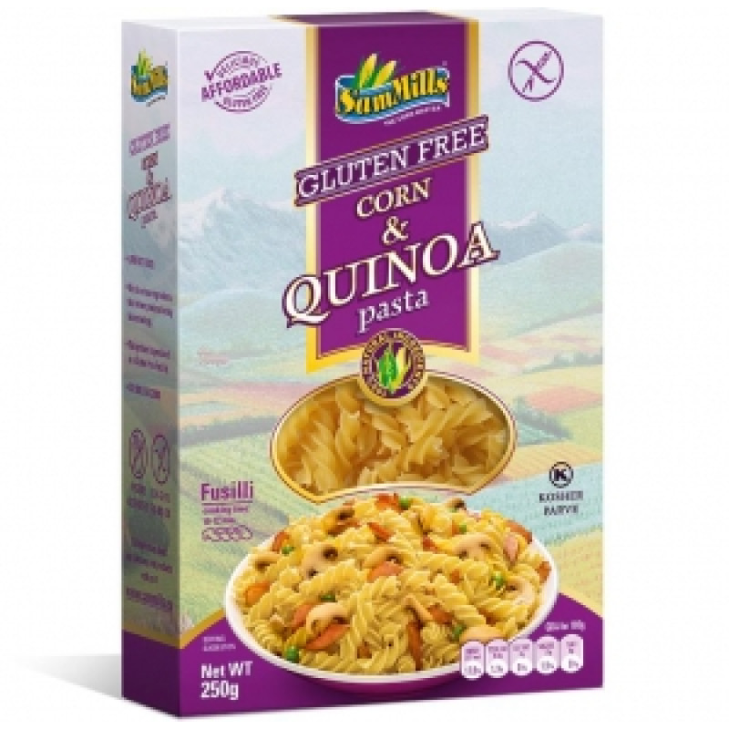 Kukuřičné těstoviny s quinoou - vřetena