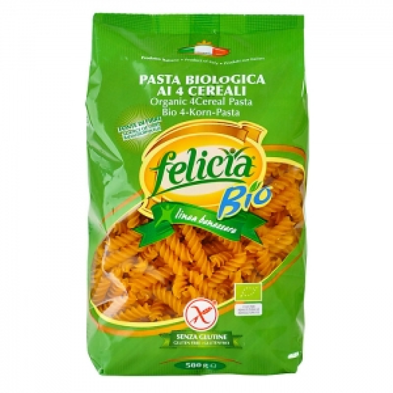 Těstoviny ze 4 druhů cereálií Fusilli