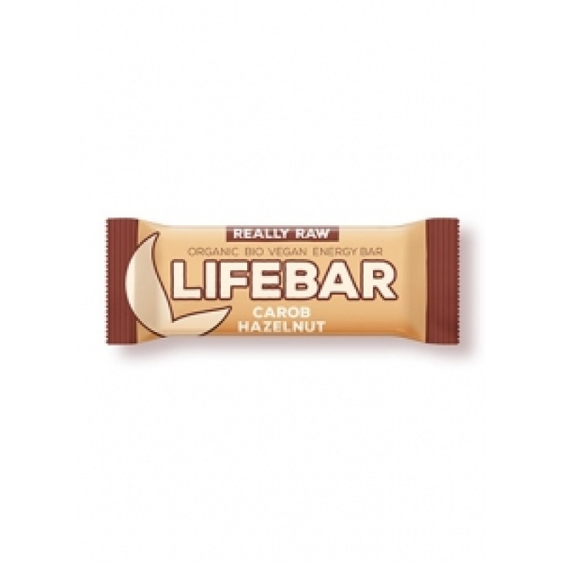 Lifebar karobová s lískovými ořechy BIO