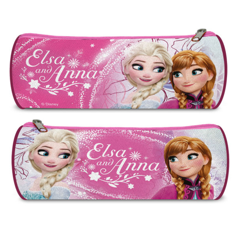 Kulatý penál Ledové Království Anna a Elsa