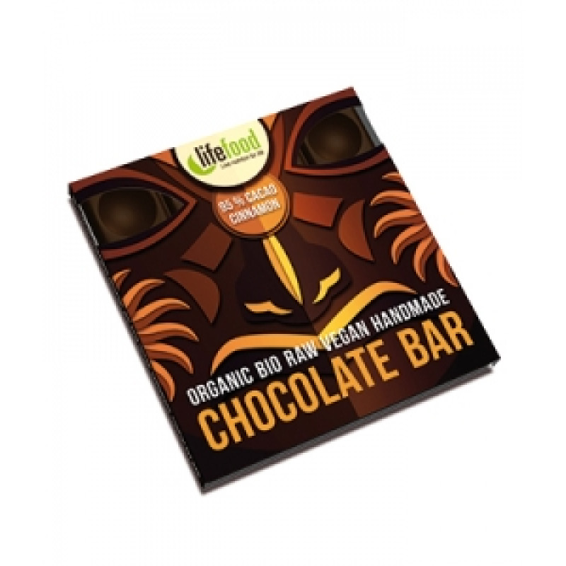 Lifefood střední čokoláda 95% kakao se skořicí BIO