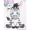 Přebalovací podložka Zebra 85x70