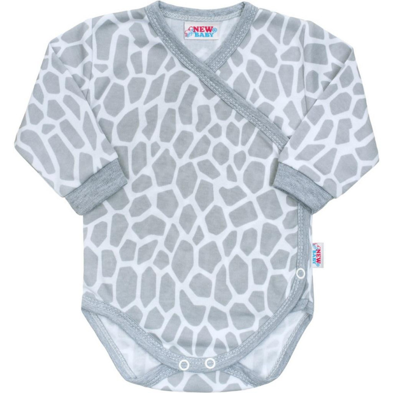 Kojenecké body celorozepínací New Baby Žirafa